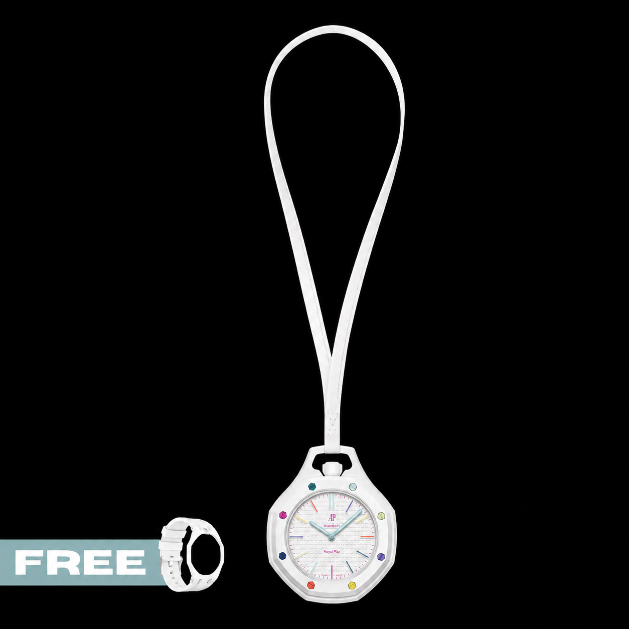 Royal Pop - HUIT BLANC (FREE WRIST STRAP)