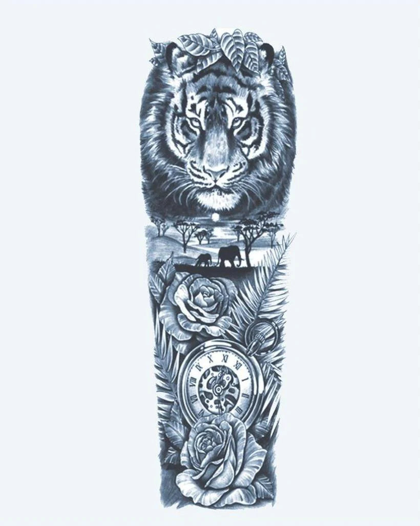 Tiger &amp; Safari Clock